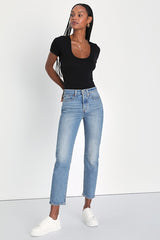 Basically Effortless Black Short Sleeve Scoop Neck Top