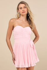 Seriously Sensational Light Pink Strapless Romper
