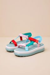Twins Multi Strappy Flatform Sandals