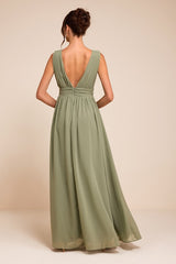 Heavenly Hues Sage Brush Maxi Dress