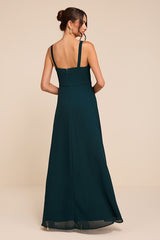 Remarkable Arrival Emerald Green Sleeveless Maxi Dress
