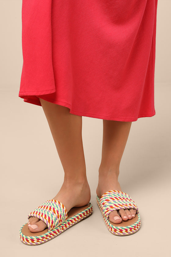 Viva Savoy Multi Rope Slide Sandals