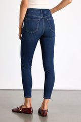 Alizah Dark Wash High-Rise Skinny Jeans
