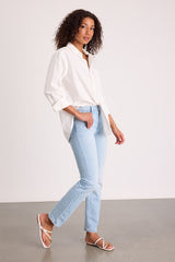 Wedgie Slim Light Wash High-Rise Jeans