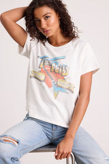 Tom Petty 1980 Tour White Graphic Tee