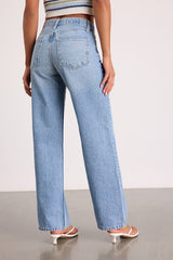 Everyday Coolness Light Wash High-Rise Straight-Leg Jeans