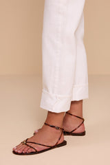 Kenley Tortoise Jelly Ankle Strap Sandals