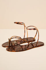 Kenley Tortoise Jelly Ankle Strap Sandals