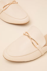 Delvin Ivory Slide-On Loafers