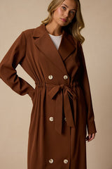 Breanna Brown Trench Coat