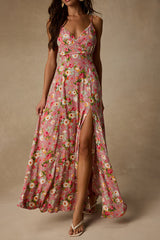 Everlasting Bliss Blush Floral Print Maxi Dress