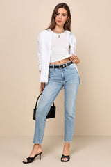 Gotta Have It White Crop Top