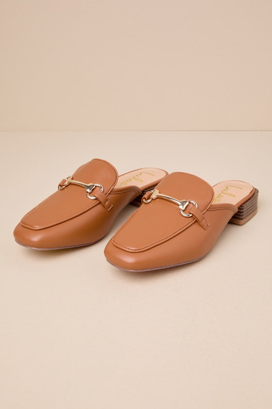 Ranae Saddle Brown Slide-On Loafers