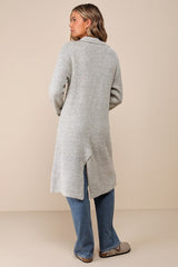 Cuddle Club Beige Marled Long Sleeve Coatigan