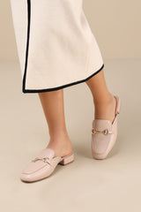 Ranae Light Nude Slide-On Loafers