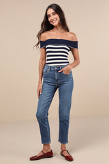 Daily Driver Dark Wash High-Rise Skinny Jeans