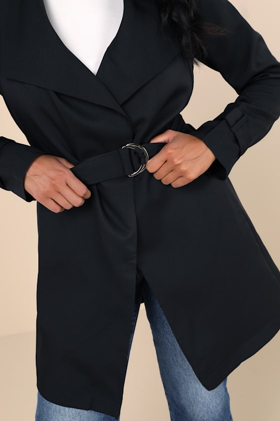 Winnipeg Black Trench Coat