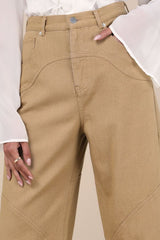 Coveted Element Tan Twill Carpenter Pants