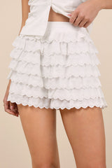 Raphaela White Eyelet Embroidered Bloomer Shorts