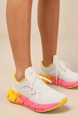 FloatZig 1 Chalk and Atomic Pink Mesh Sneakers