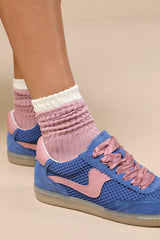 Notice Royal Blue Woven Mesh Sneakers