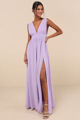 Heavenly Hues Lavender Maxi Dress