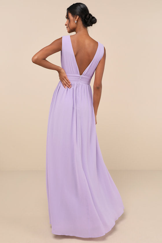 Heavenly Hues Lavender Maxi Dress