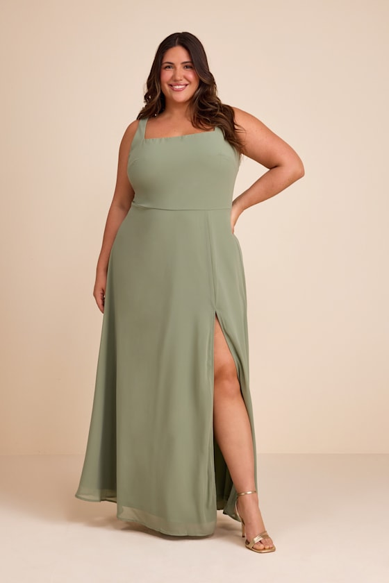 Remarkable Arrival Sage Brush Sleeveless Maxi Dress