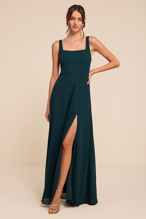 Remarkable Arrival Emerald Green Sleeveless Maxi Dress