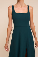 Remarkable Arrival Emerald Green Sleeveless Maxi Dress