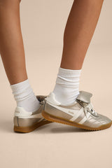 Stadium '86 Champagne and Off White Quilted Sneakers