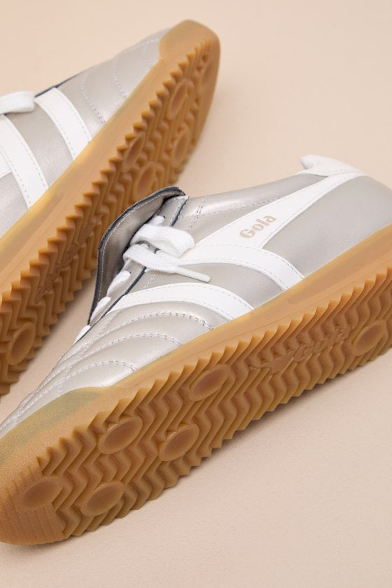 Stadium '86 Champagne and Off White Quilted Sneakers