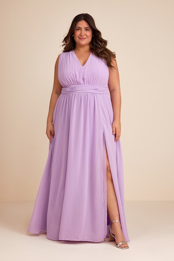 Heavenly Hues Lavender Maxi Dress