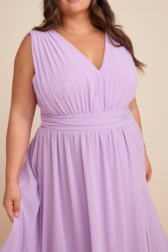 Heavenly Hues Lavender Maxi Dress