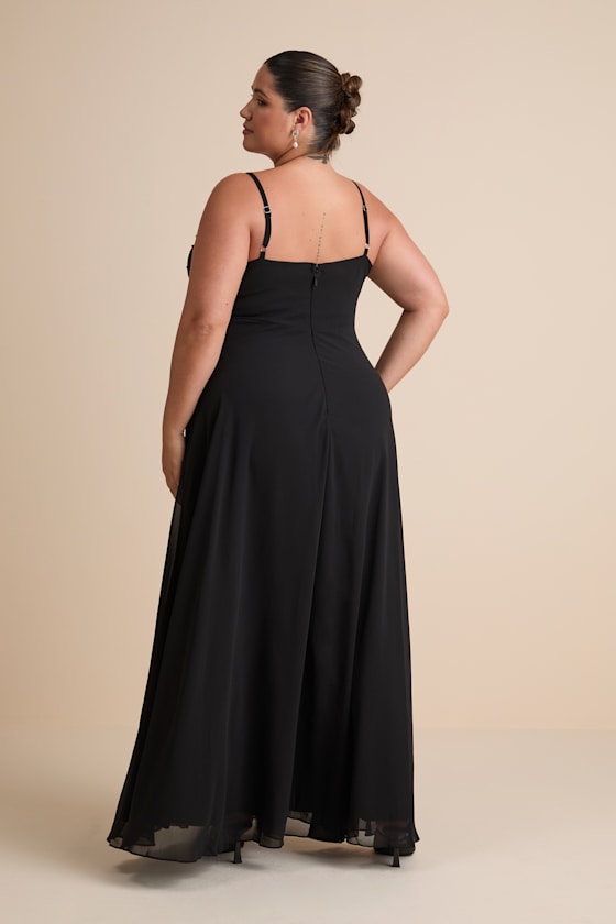 Sweeney Black Sleeveless Maxi Dress