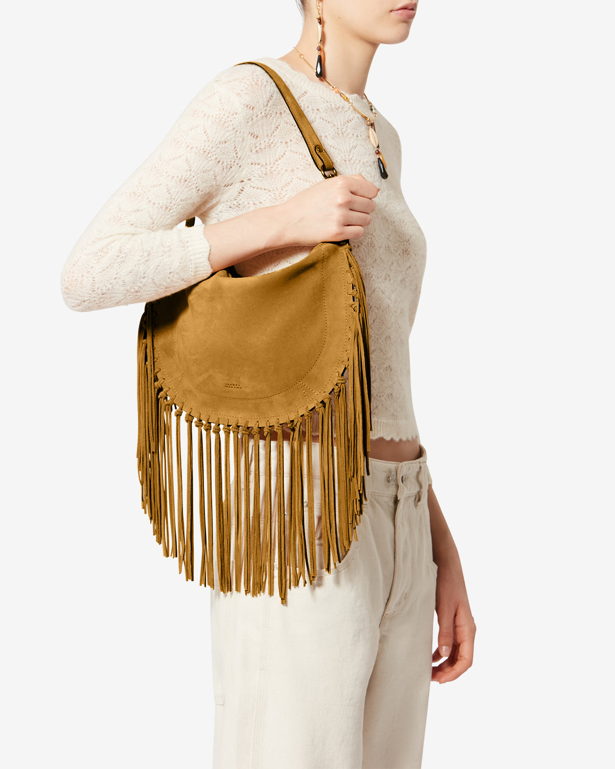OSKAN SOFT ZIPPED BAG FRINGE