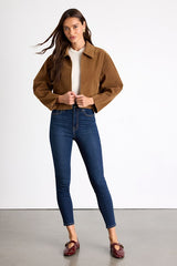 Alizah Dark Wash High-Rise Skinny Jeans