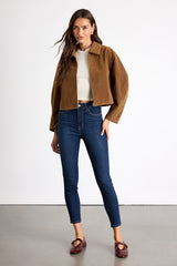 Alizah Dark Wash High-Rise Skinny Jeans