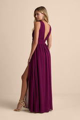 Heavenly Hues Plum Maxi Dress