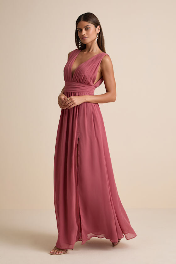 Heavenly Hues Desert Rose Maxi Dress