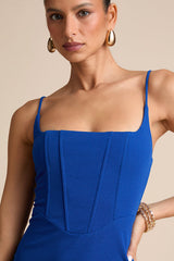 Imre Royal Blue Sleeveless Mermaid Maxi Dress
