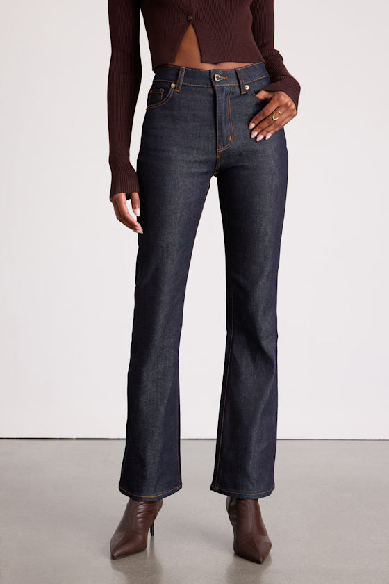 Midtown Boot Dark Wash High-Rise Jeans