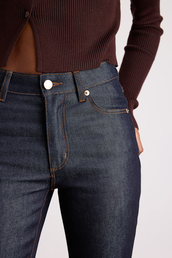 Midtown Boot Dark Wash High-Rise Jeans