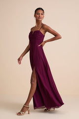 Sweeney Plum Purple Sleeveless Maxi Dress