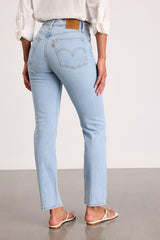 Wedgie Slim Light Wash High-Rise Jeans