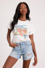 Ribcage Light Wash Distressed High-Rise Denim Shorts