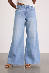 Wilder Light Wash Ultra Wide-Leg Jeans
