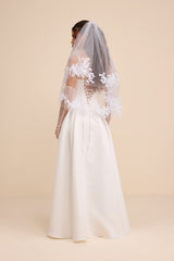 Annissa White Taffeta Drop Waist Lace-Up Maxi Dress