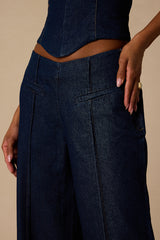 Denna Dark Wash Wide-Leg Jeans