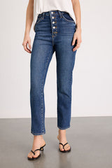 Forever a Trend Dark Wash High-Rise Mom Jeans
